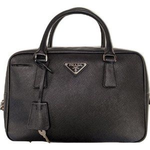 SOLD Prada | Bauletto Small Saffiano Satchel